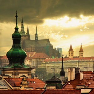 Vyhlídkový let letadlem nad Prahou