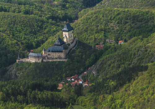 Vyhlídkový let Karlštejn