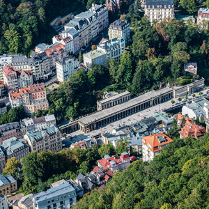Vyhlídkový let Karlovy Vary