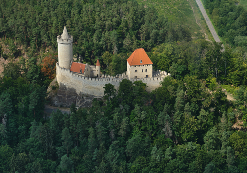 Vyhlídkový let nad hrad Kokořín