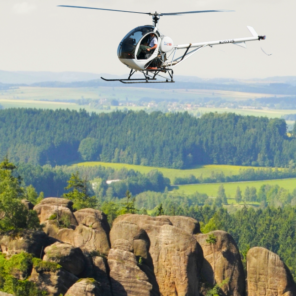 Vyhlídkový let vrtulníkem Schweizer